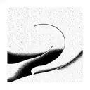 illusion waves tattoo design idea