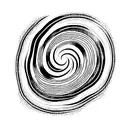 illusion waves tattoo design idea