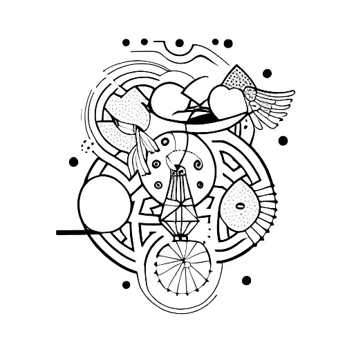 3 siblings tattoo design idea