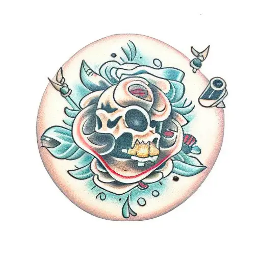 semicolon  tattoo design idea