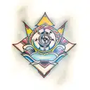 semicolon  tattoo design idea