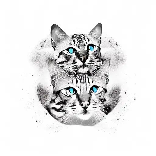 Bengal cat body tattoo design idea