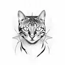Bengal cat body tattoo design idea
