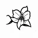 daffodil tattoo design idea