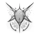 ocean stingray  tattoo design idea