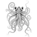octopus. shark. mantis. shrimp. turtle  tattoo design idea