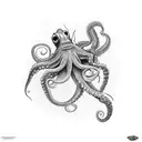 octopus. shark. mantis. shrimp. turtle  tattoo design idea