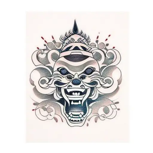 smile now cry later tattoo design idea