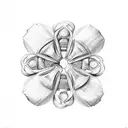 Clover tattoo design idea