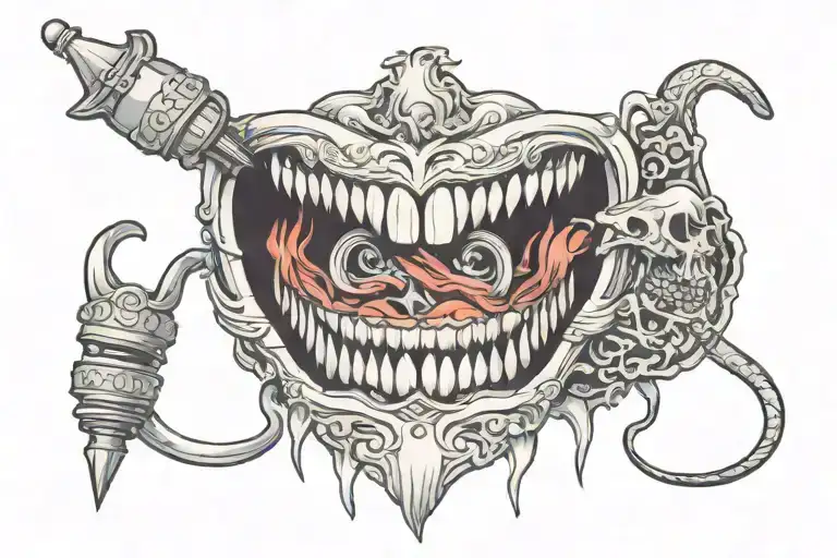 Dentist tattoo design idea