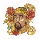 Kanye west College dropout tattoo design idea