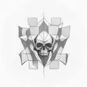 cassett tape tattoo design idea