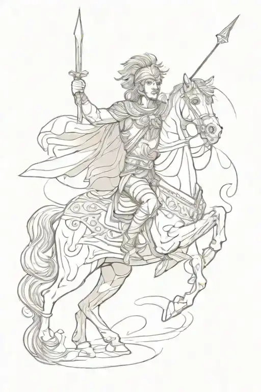 alexander the great tattoo design idea