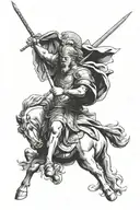 alexander the great tattoo design idea