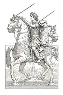 alexander the great tattoo design idea