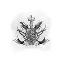 serbian tribal tattoo tattoo design idea