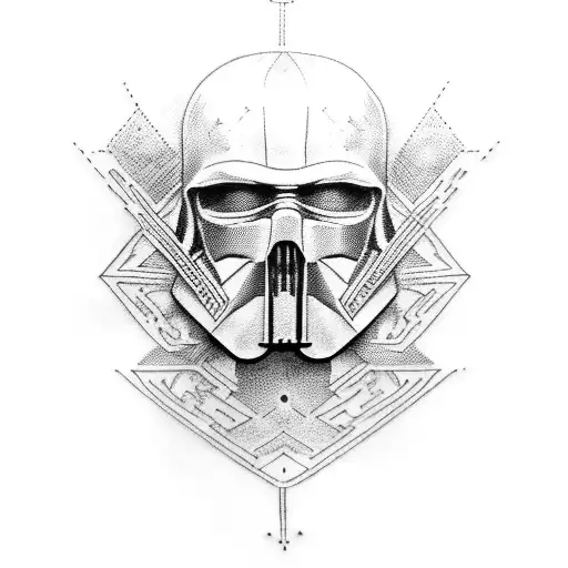 anakin skywalker da vinci tattoo design idea