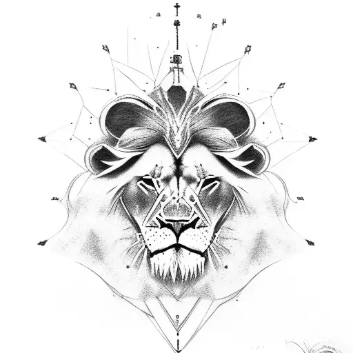 Lion king anakin skywalker da vinci tattoo design idea
