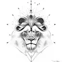 Lion king anakin skywalker da vinci tattoo design idea