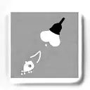 lightbulb with snowdrops inside tattoo design idea