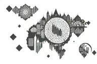 my homeland is a city tattoo design idea