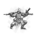 117 infantry tattoo design idea