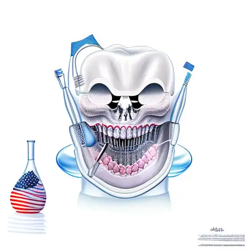 dentist tattoo design idea