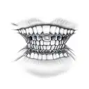 dentist evil tattoo design idea