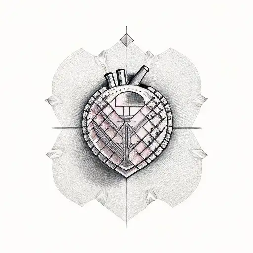 binary code heart tattoo design idea