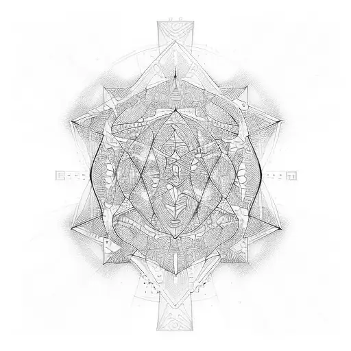 binary code music tattoo design idea