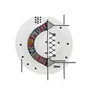 binary code music tattoo design idea