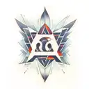 binary code music tattoo design idea