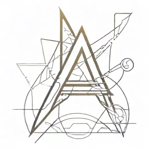 avengers logo incorporated with wanda maximoff marvel, and loki tattoo design idea