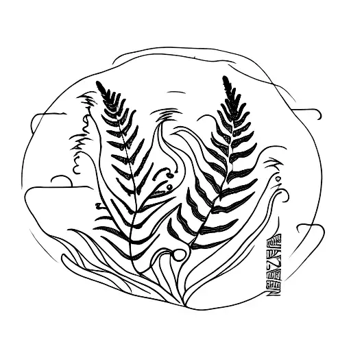 fern  tattoo design idea