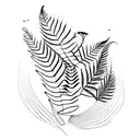 fern  tattoo design idea