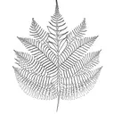 fern  tattoo design idea