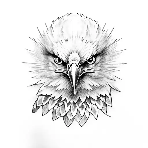 angry eagle writing a book while drinking glass of wine tattoo design idea
