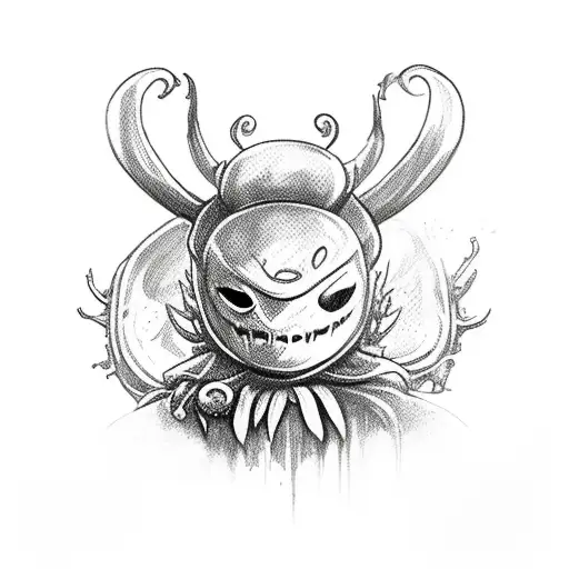 hollow knight tattoo design idea