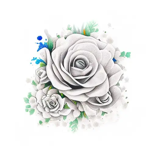 flores  tattoo design idea