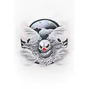 Do not go gentle into that good night, Old age should burn and rave at close of day; Rage, rage against the dying of the tattoo design idea