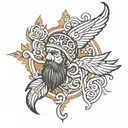 orthodox tattoo design idea