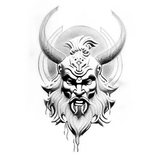 zeus and ares tattoo design idea