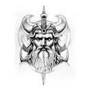 zeus and ares tattoo design idea