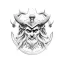 zeus and ares tattoo design idea