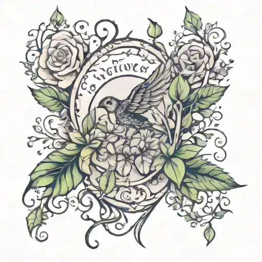 Mental health, OCD, Survivor, nature inspired tattoo tattoo design idea