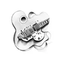 Les Paul Guitar tattoo design idea