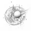 tauro, planeta venus, constelacion tauro tattoo design idea