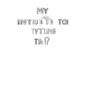 my intuition told me tattoo design idea
