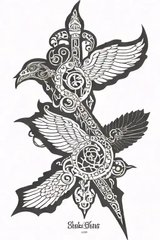 Luke 18:16 tattoo design idea
