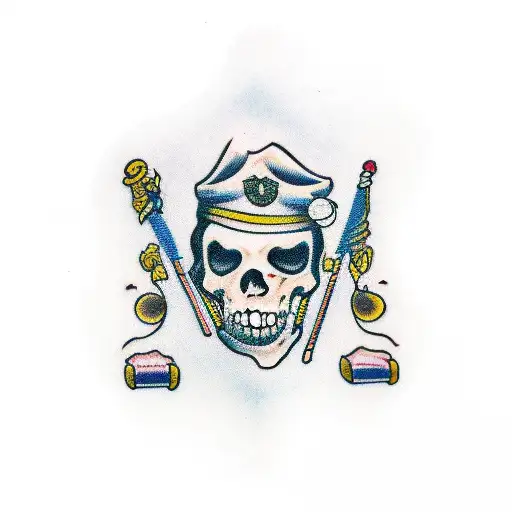 Get Rich or Die Tryin tattoo design idea